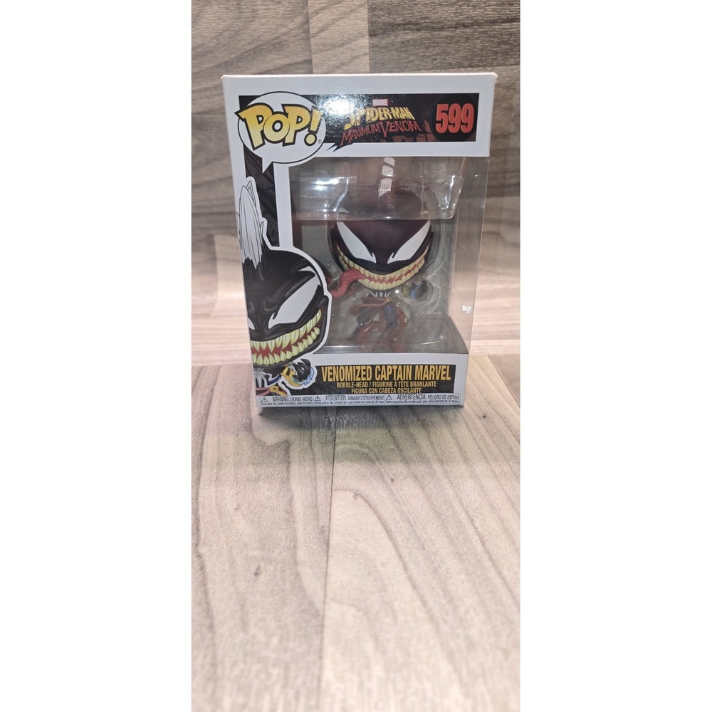 Funko Pop! Marvel -Spider-Man: Maximum Venom - Venomized Captain Marvel #599